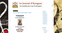 Desktop Screenshot of journal-eyragues.com