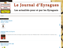 Tablet Screenshot of journal-eyragues.com